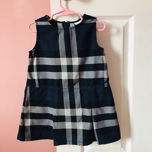Burberry check dress. Size 4Y.